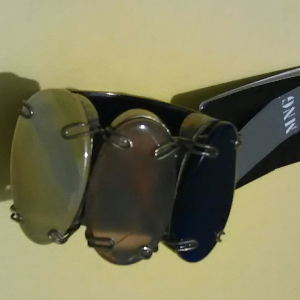 MNG by Mango Gems Brass Cuff Bracelet